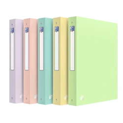 Segregator miękki Oxford Urban A4 40mm 4-ringowy - RÓŻNE KOLORY PASTELOWE
