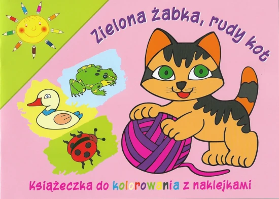 kolorowanka soleil_zielona żabka rudy kot.PNG