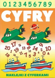 Książeczka edukacyjna z naklejkami Soleil - Uczymy się liczyć - Cyfry, cyferki