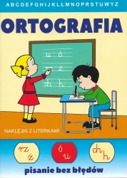 Książeczka edukacyjna z naklejkami Soleil - Ortografia