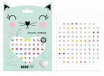 Naklejki na uszy dla dzieci BEBE Friends Sweet Kitty - 120 sztuk