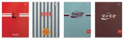 Zeszyt A5 Interdruk Coca-Cola 60-kartkowy w szerokie linie - różne wzory okładek