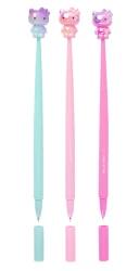 Długopis silikonowy Hello Kitty 0,7mm niebieski - różne wzory