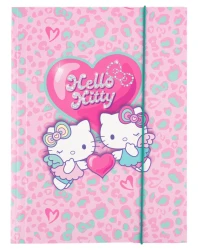 Teczka skrzydłowa z gumką CoolPack Hello Kitty Hearts A4