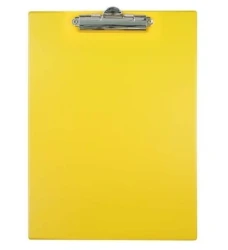 Clipboard / Deska (podkładka) z klipem Tres A4 - żółty