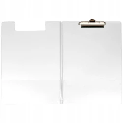 Clipboard zamykany / Teczka zamykana z klipem Tres A4 - biały