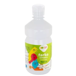 Farba tempera Happy Color 500 ml - biała