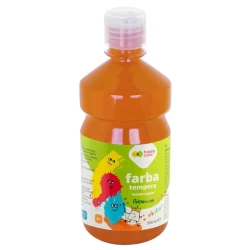 Farba tempera Happy Color 500 ml - ciemno pomarańczowa