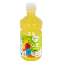 Farba tempera Happy Color 500 ml - cytrynowa