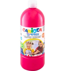 Farba tempera Carioca 1000 ml - ciemno różowa