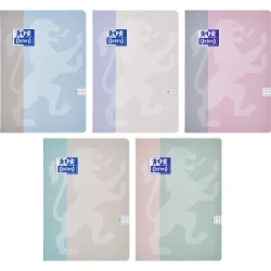 Zeszyt B5 Oxford B-Light 60-kartkowy w kratkę - różne kolory okładek