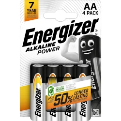 Baterie alkaliczne Energizer Alkaline Power AA - 4 sztuki