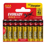 Baterie alkaliczne Eveready Gold AAA - 8 sztuk