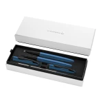 Zestaw Pelikan Jazz Noble Elegance Aqua pióro wieczne plus pióro kulkowe - granatowa perłowa oprawa