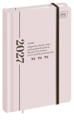 Kalendarz książkowy tygodniowy 2027 Interdruk A6 - Simplicity (1 tydzień - 2 strony)