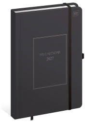 Kalendarz książkowy tygodniowy 2027 Interdruk B5 - Clarity (1 tydzień - 1 strona)
