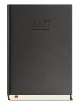Kalendarz książkowy dzienny 2027 Michalczyk i Prokop A5 - czarny (1 dzień - 1 strona)