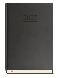 Kalendarz książkowy dzienny 2027 Michalczyk i Prokop A5 - czarny (1 dzień - 1 strona)
