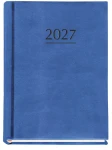 Kalendarz książkowy tygodniowy 2027 Michalczyk i Prokop B6 - niebieski (1 tydzień - 2 strony)