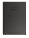 Kalendarz książkowy tygodniowy 2027 Michalczyk i Prokop B5 - czarny (1 tydzień - 1 strona)