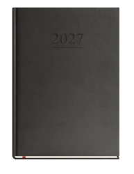 Kalendarz książkowy tygodniowy 2027 Michalczyk i Prokop B5 - czarny (1 tydzień - 1 strona)