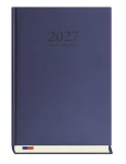Kalendarz książkowy dzienny 2027 Michalczyk i Prokop A4 - granatowy (1 dzień - 1 strona)