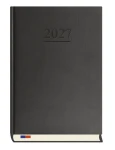 Kalendarz książkowy dzienny 2027 Michalczyk i Prokop A4 - czarny (1 dzień - 1 strona)
