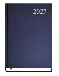 Kalendarz książkowy dzienny 2027 Michalczyk i Prokop A5 - granatowy (1 dzień - 1 strona)
