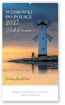 Kalendarz ścienny 12-sto planszowy 2027 LUCRUM - Wędrówki po Polsce