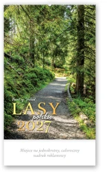 Kalendarz ścienny 12-sto planszowy 2027 LUCRUM - Lasy polskie