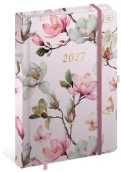 Kalendarz książkowy tygodniowy 2027 Interdruk B5 - Metallic Magnolia (1 tydzień - 1 strona)