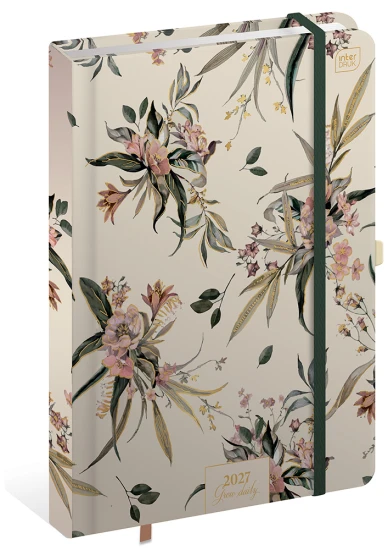 Kalendarz ksiazkowy B5 192 Metallic Blossom Daily 5902277397027 SKOS.jpg
