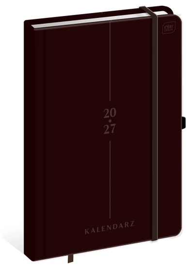 Kalendarz ksiazkowy A4 192 Mat+ UV Brown 5902277396808 SKOS.jpg