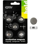 Magnesy neodymowe Grand 10 x 3 mm - 5 sztuk
