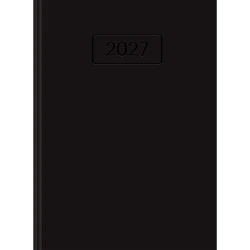Kalendarz Szefa książkowy dzienny 2027 Herlitz A5 - czarny (1 dzień - 1 strona)
