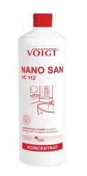 Myjąco-dezynfekujący środek do mycia pomieszczeń i urządzeń sanitarnych Voigt Nano San 1l
