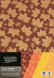 Karton ozdobny Galeria Papieru A4 - 20 arkuszy - moc barw