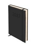 Kalendarz książkowy dzienny 2027 ANTRA Colorfix A5 - czarny (1 dzień - 1 strona)