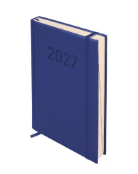 Kalendarz książkowy dzienny 2027 ANTRA Colorfix A5 - granatowy (1 dzień - 1 strona)