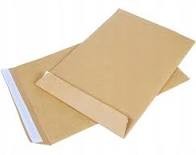 Koperta C5 HK Brązowa (samoklejąca z paskiem) - 500 szt.