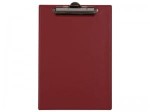 Clipboard - Deska (podkładka) z klipem A4 - bordowa