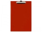 Clipboard - Deska (podkładka) z klipem A4 - czerwony