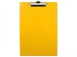 Clipboard - Deska (podkładka) z klipem A4 - żółty