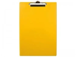 Clipboard - Deska (podkładka) z klipem A4 - żółty