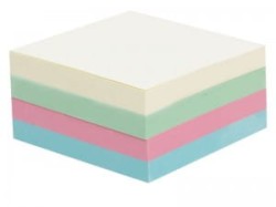 Notes samoprzylepny 75 x 75 mm 400 kartek - Pastele