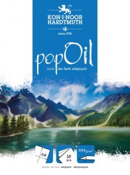 Blok do farb olejnych KOH-I-NOOR popOil A4 250g 10 arkuszy
