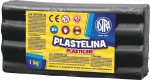 Plastelina 1kg CZARNA