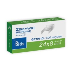 Zszywki biurowe TETIS 24/8 mm
