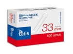 Spinacze biurowe okrągłe Tetis 33 mm - 100 sztuk 