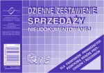 Druk K15 Dzienne zestawienie sprzedaży nieudokumentowanej A6